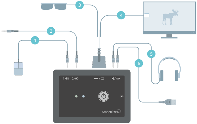 SmartSYNC accessories connection