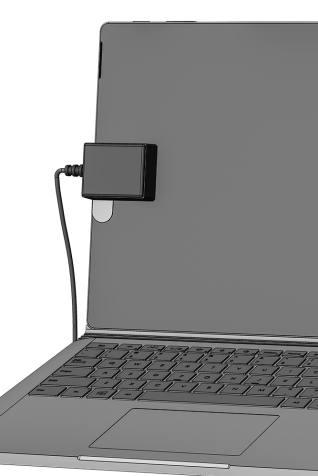 The photo sensor is glued with Velcro